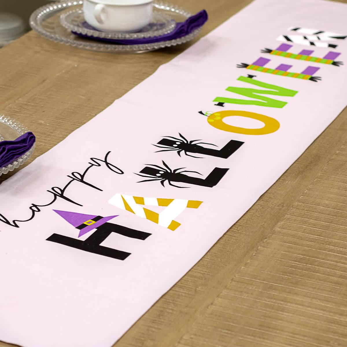 Happy Halloween Table Runner