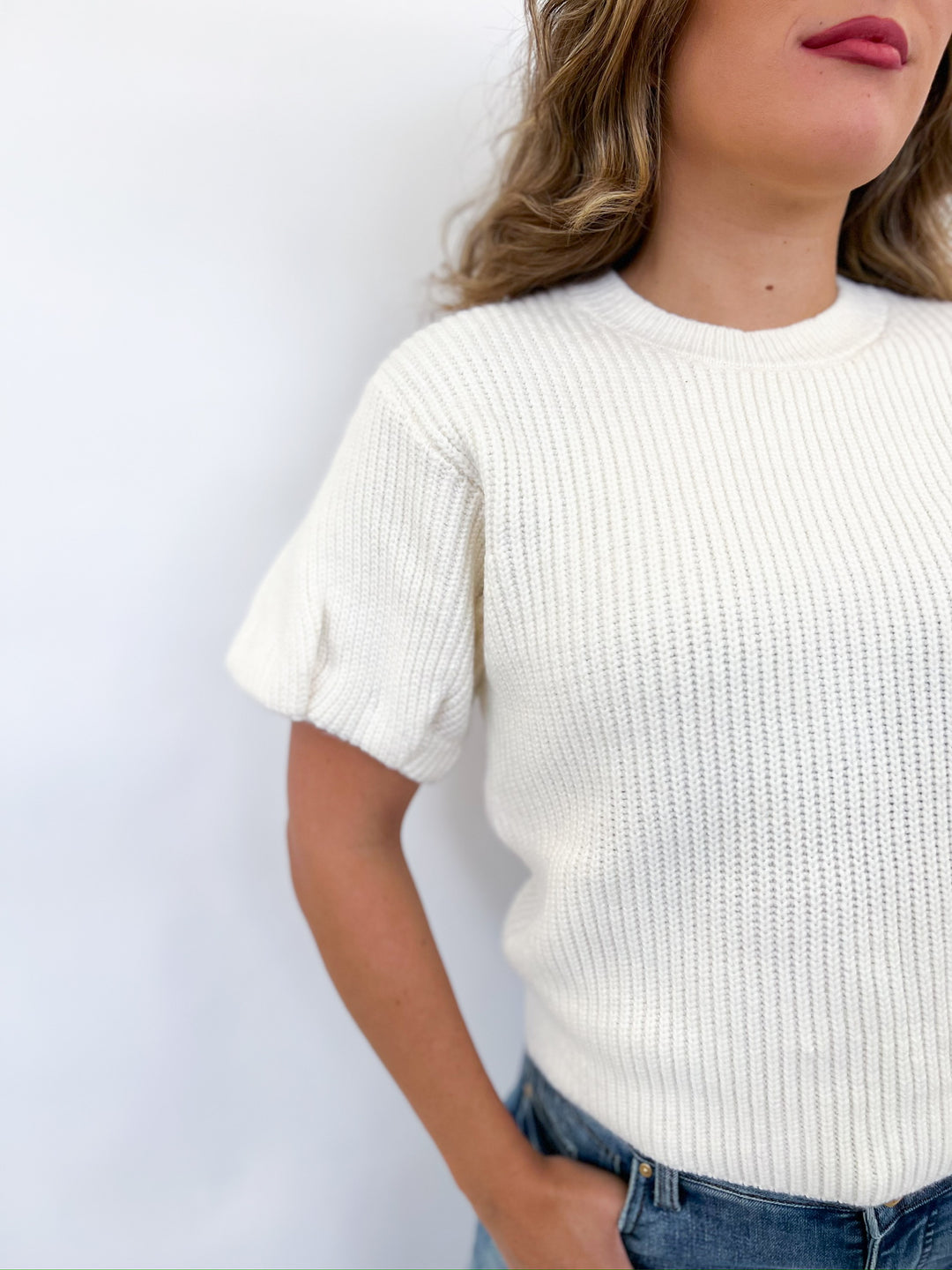 Cream Jadey Sweater