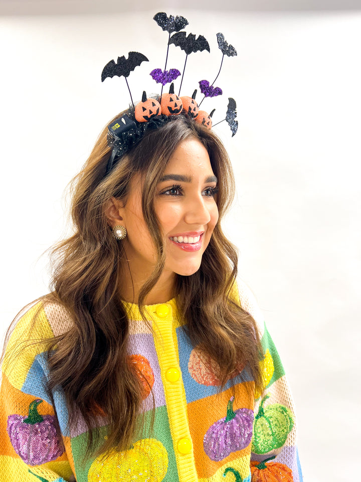 Light Up Pumpkins Headband