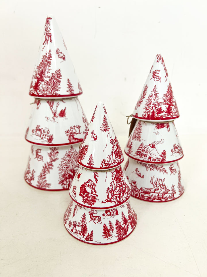 Small Toile Ceramic Tree
