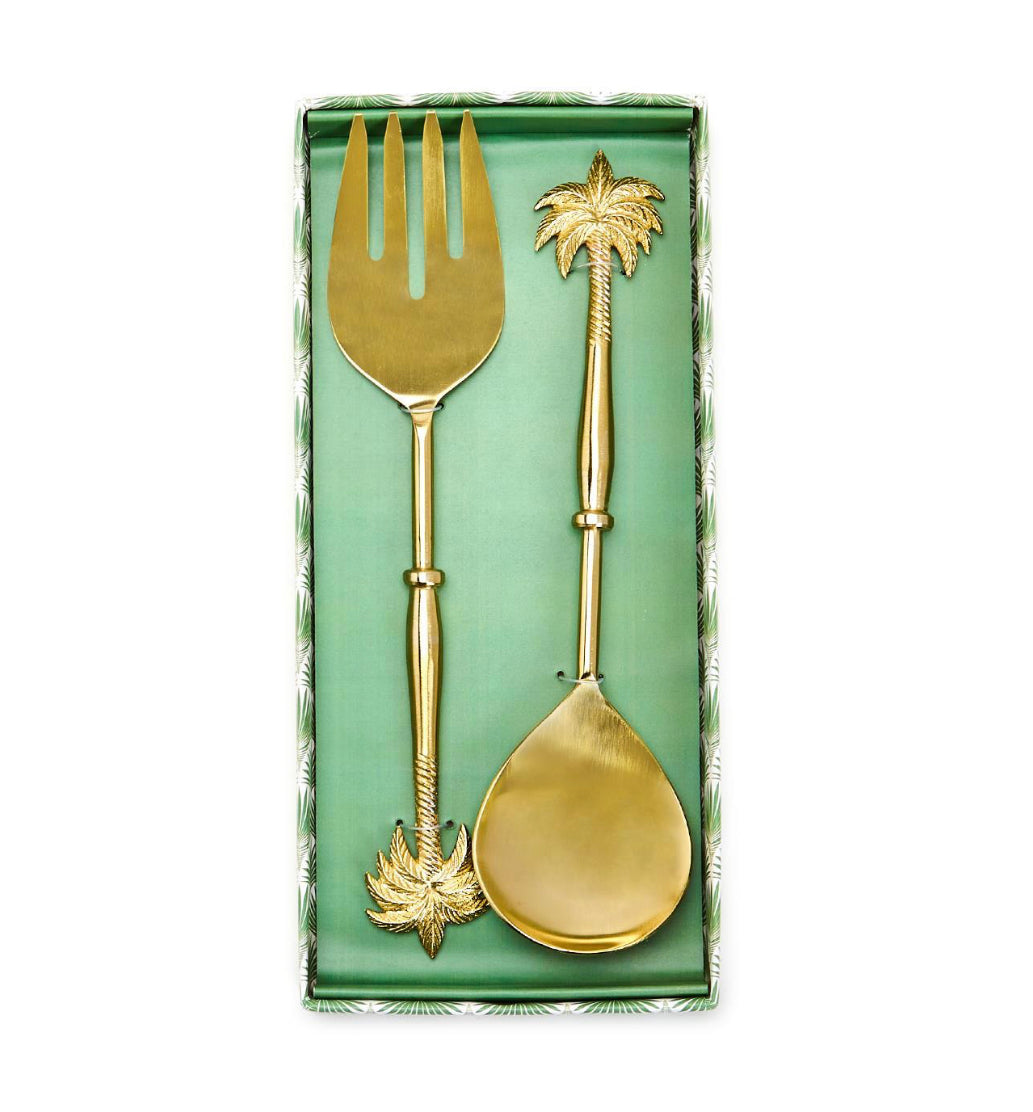 Palm Tree Serving Set