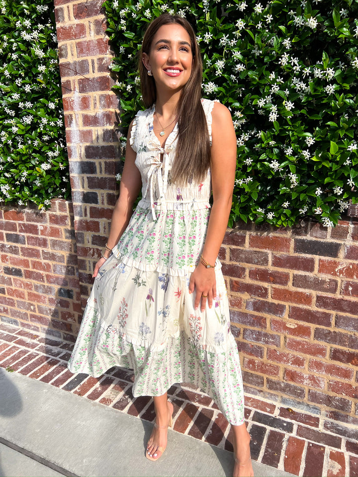 Cream Petal Fever Dress
