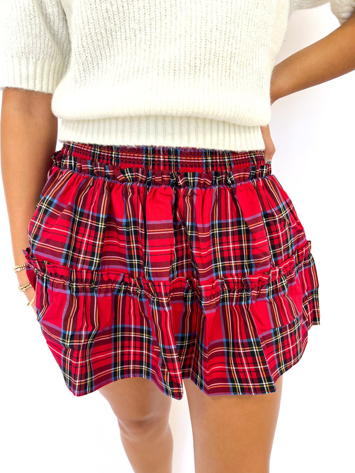 Hollin Plaid Skirt