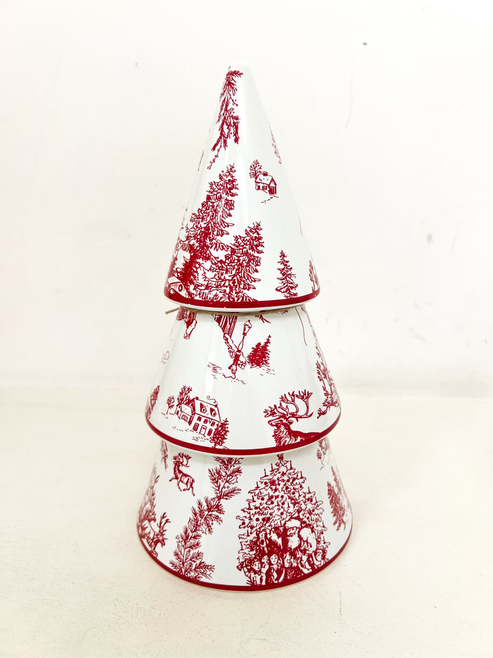 Large Toile Ceramic Tree
