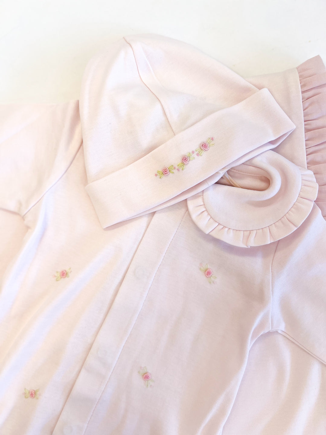 Sweet Rose Gown & Hat Set