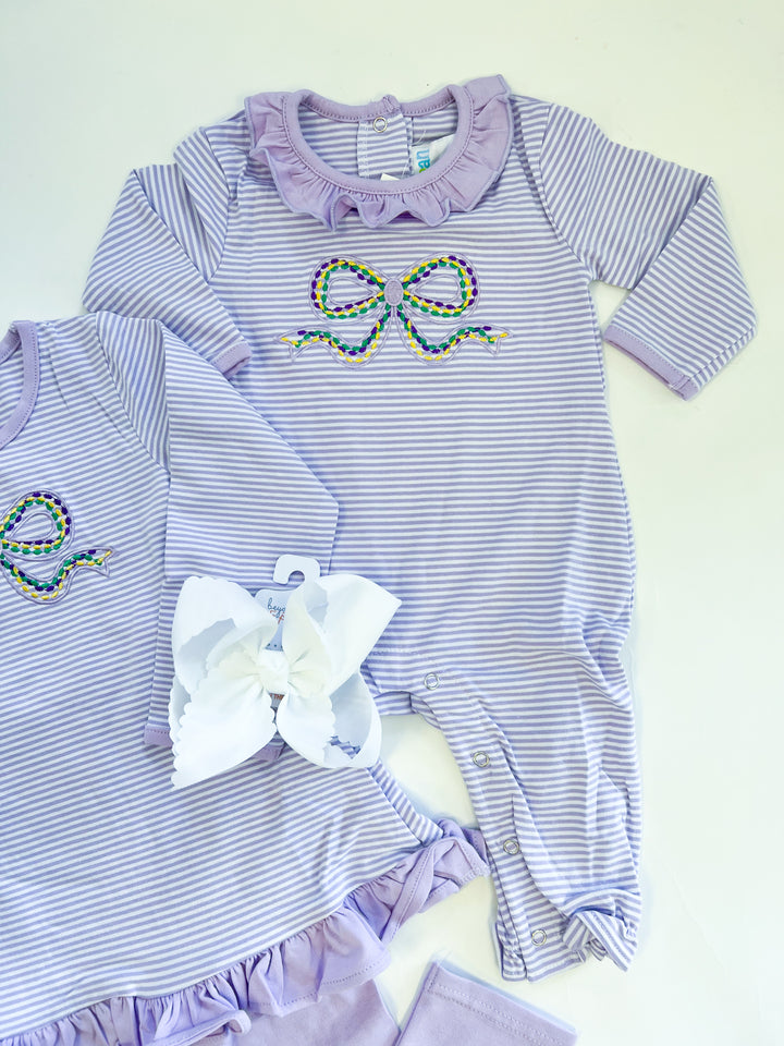 Bon Temps Bow Ruffle Romper