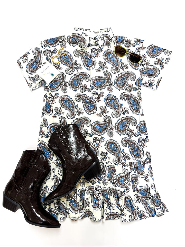 Grandpa's Paisley Aspen Dress