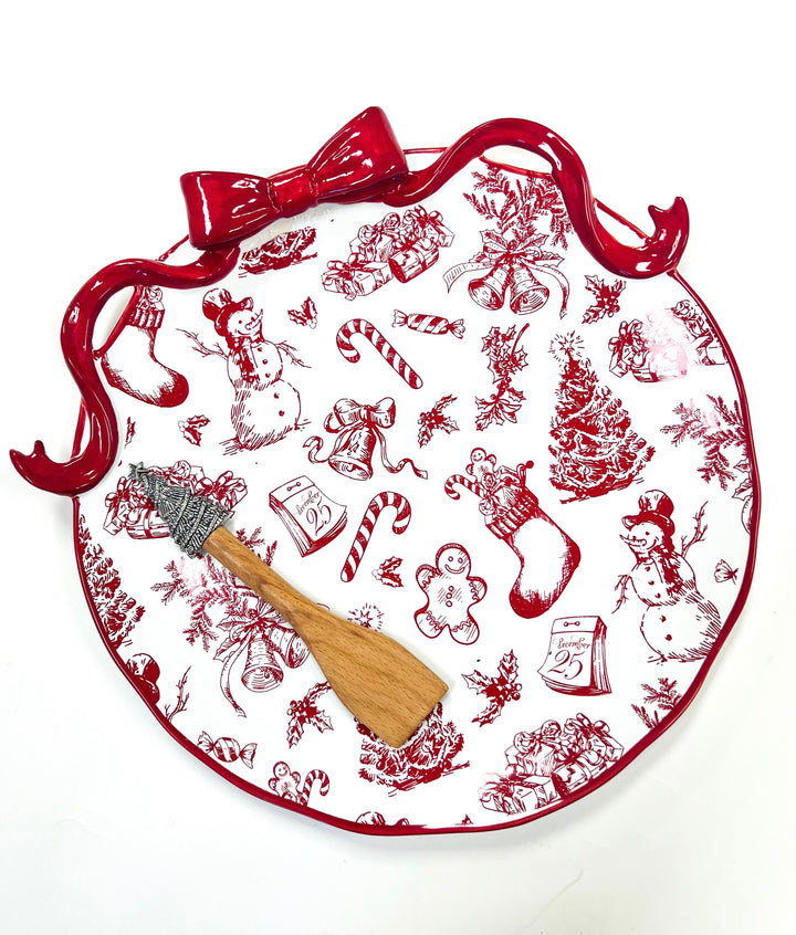 Bow Cookie Plate