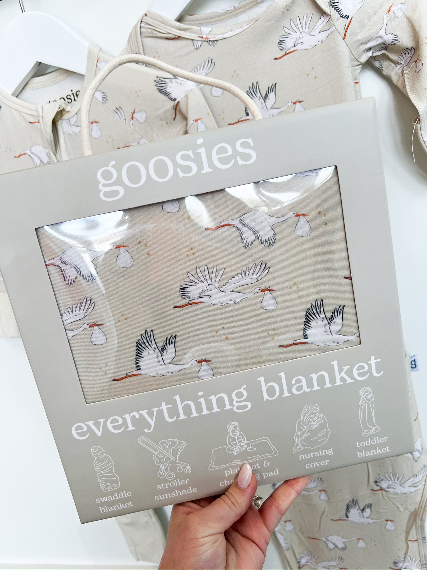 Stork Neutral Everything Blanket