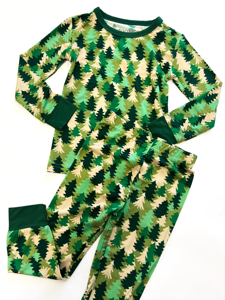 Evergreen Camo Pant Set Pajamas