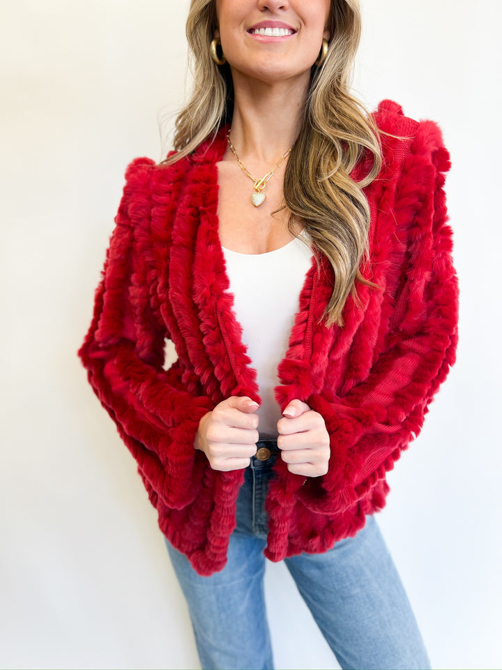 Red Fur Jacket