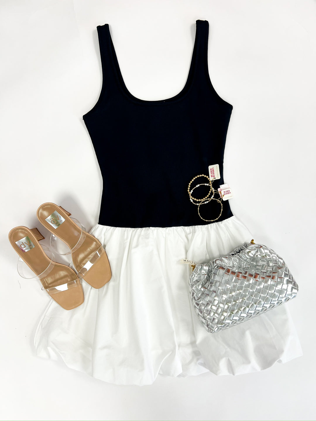 Black & White Linnea Dress