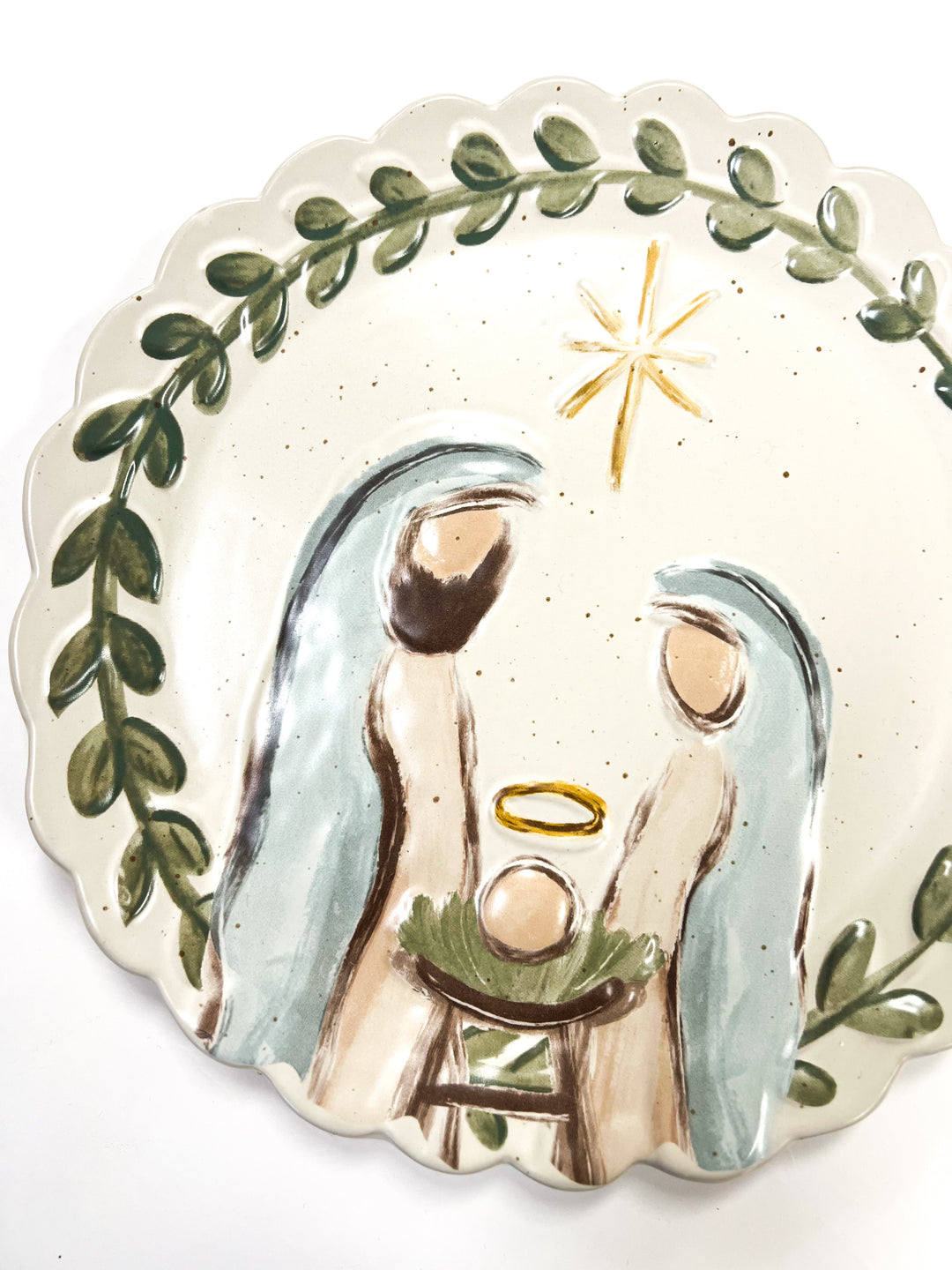 Nativity Round Platter
