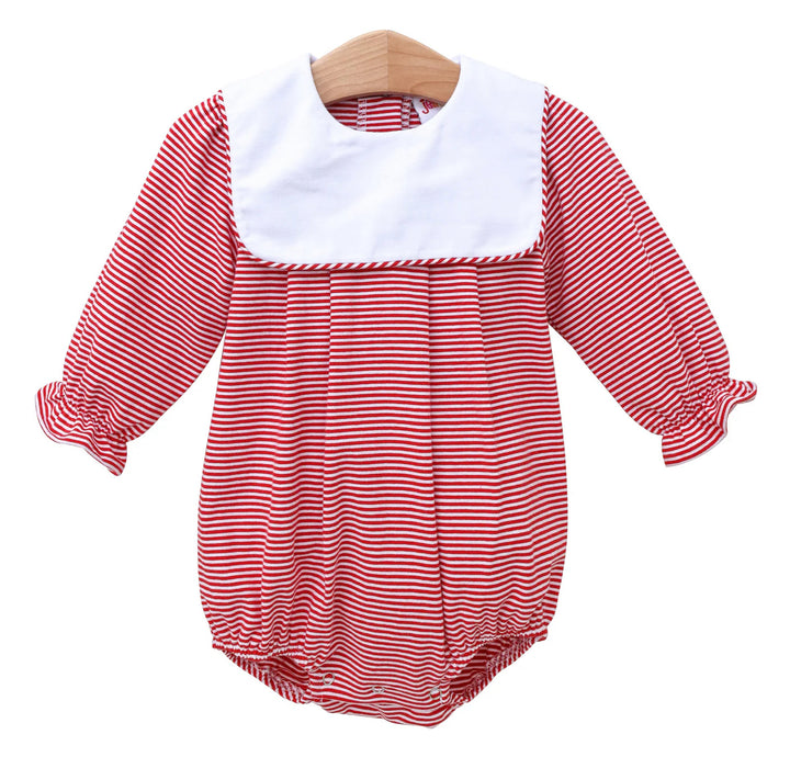 Jane Red Stripe Bubble