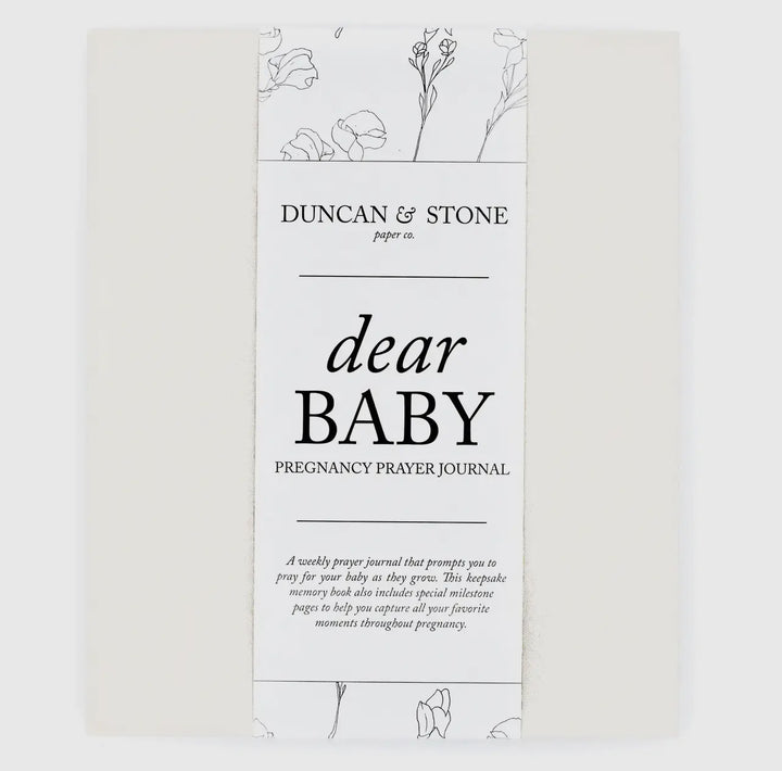 Dear Baby Pregnancy Prayer Journal