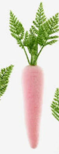 Pastel Flocked Carrots