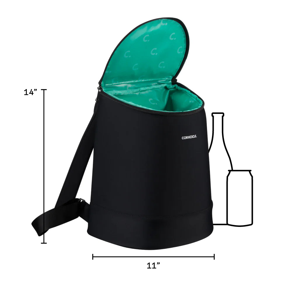 Black Neoprene Eola Backpack Ice Chest