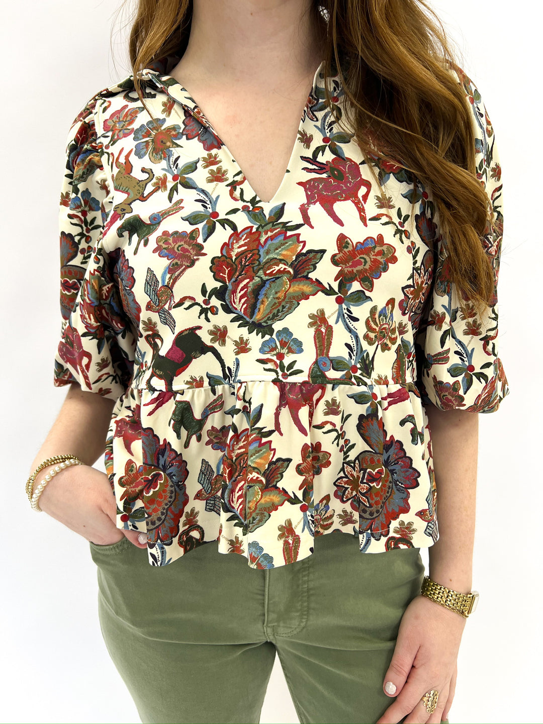 Woodland Flora Blouse