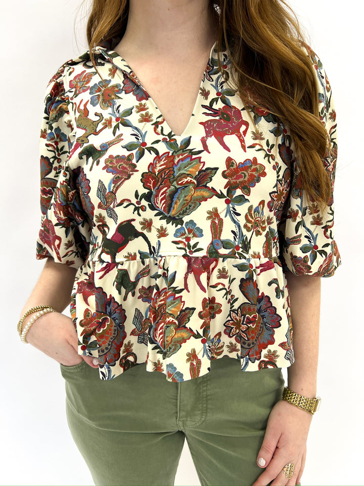 Woodland Flora Blouse