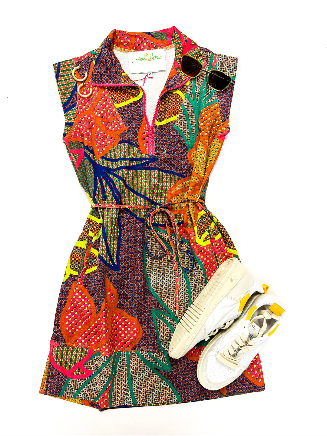Geo Floral Leigh Dress