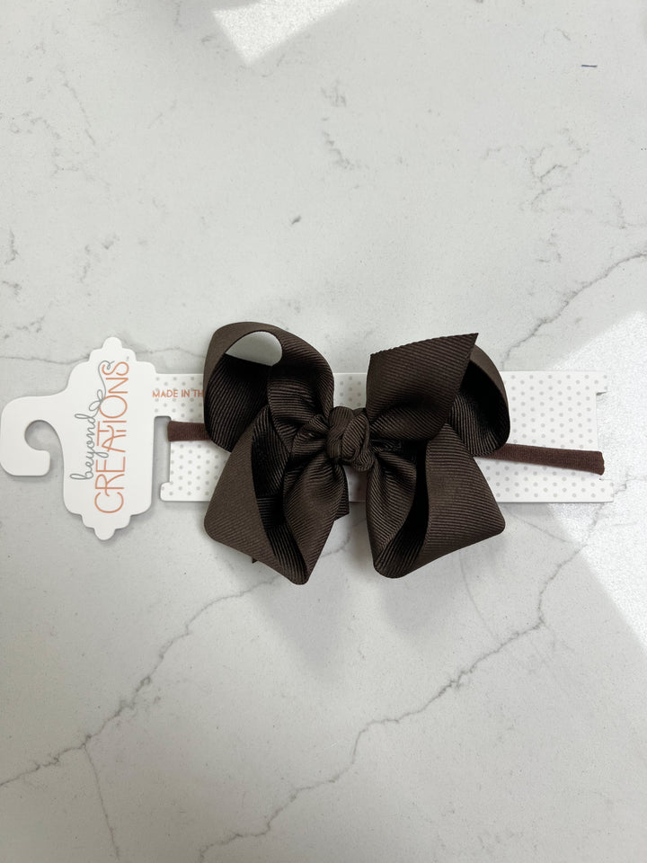 Large Traditional Bow Headband