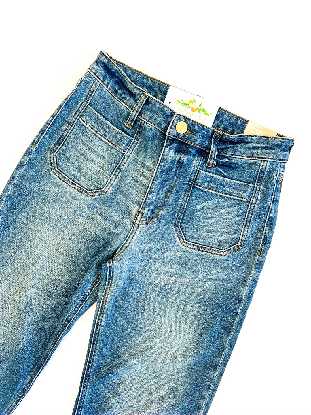 Elizabeth High Rise Straight Jean