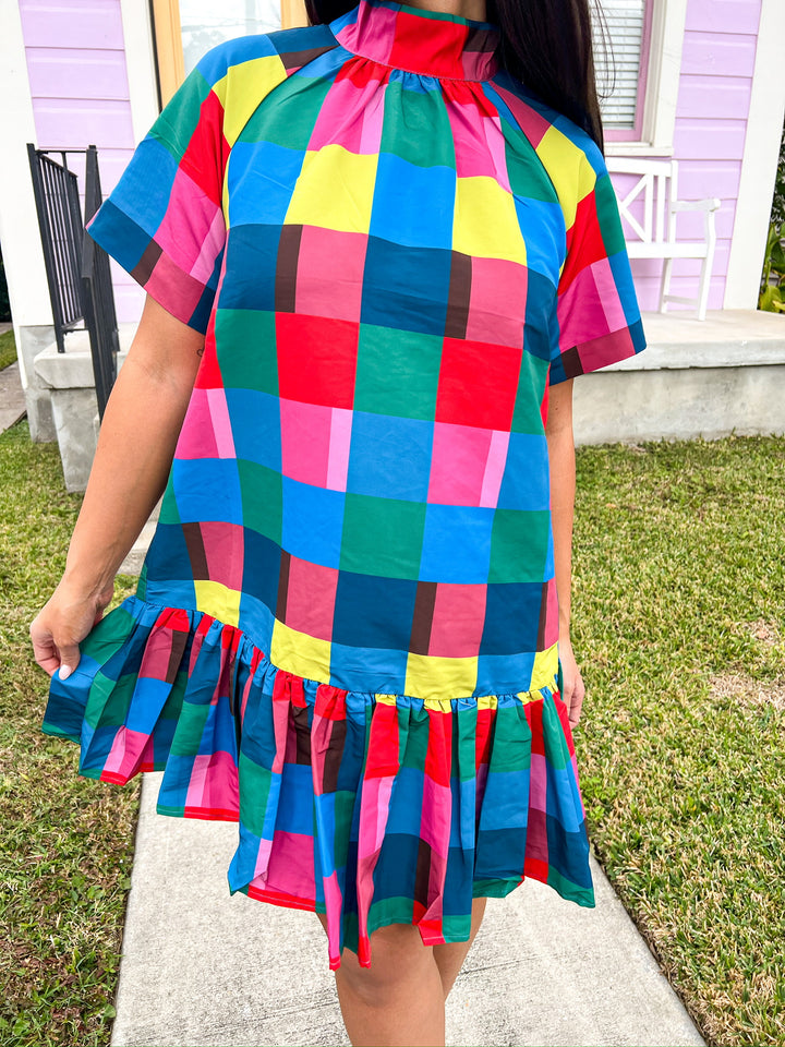 Holiday Check Willa Dresss