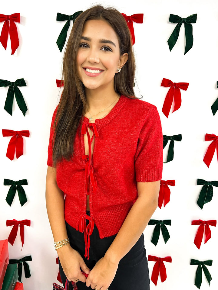 Dark Red Sereia Cardigan