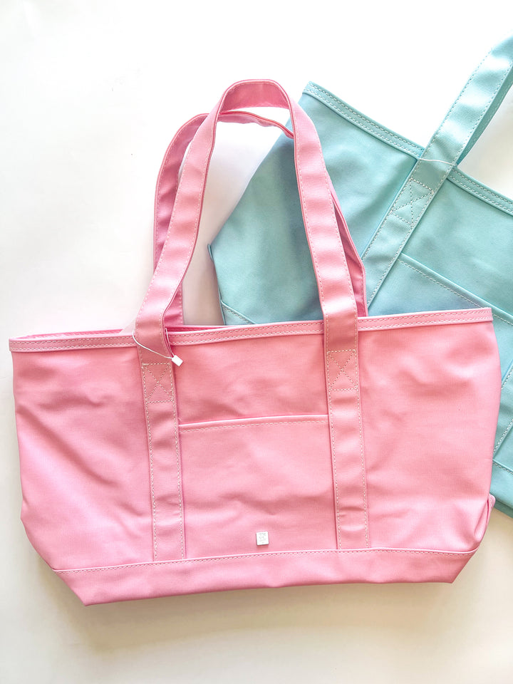 Peony Coated Canvas Medium Tote