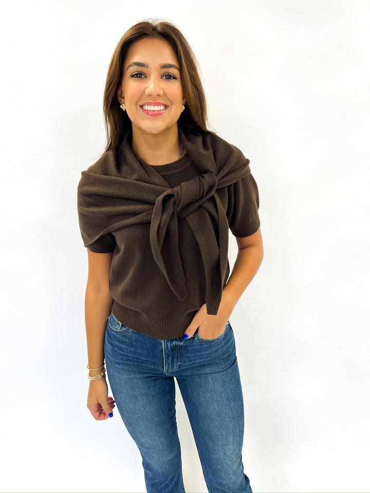Hermia Dark Espresso Sweater