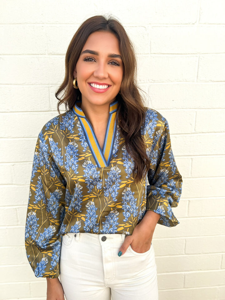 Bluebonnet Lolli Top