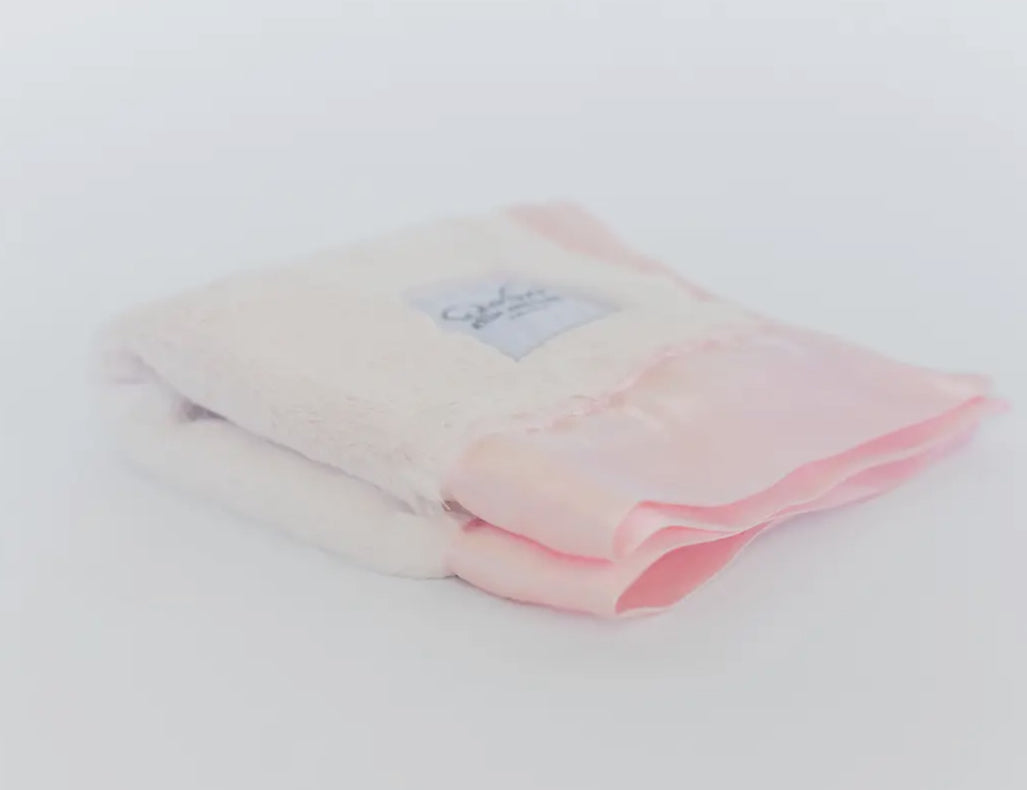 Luxury Satin Border Pink Lovey
