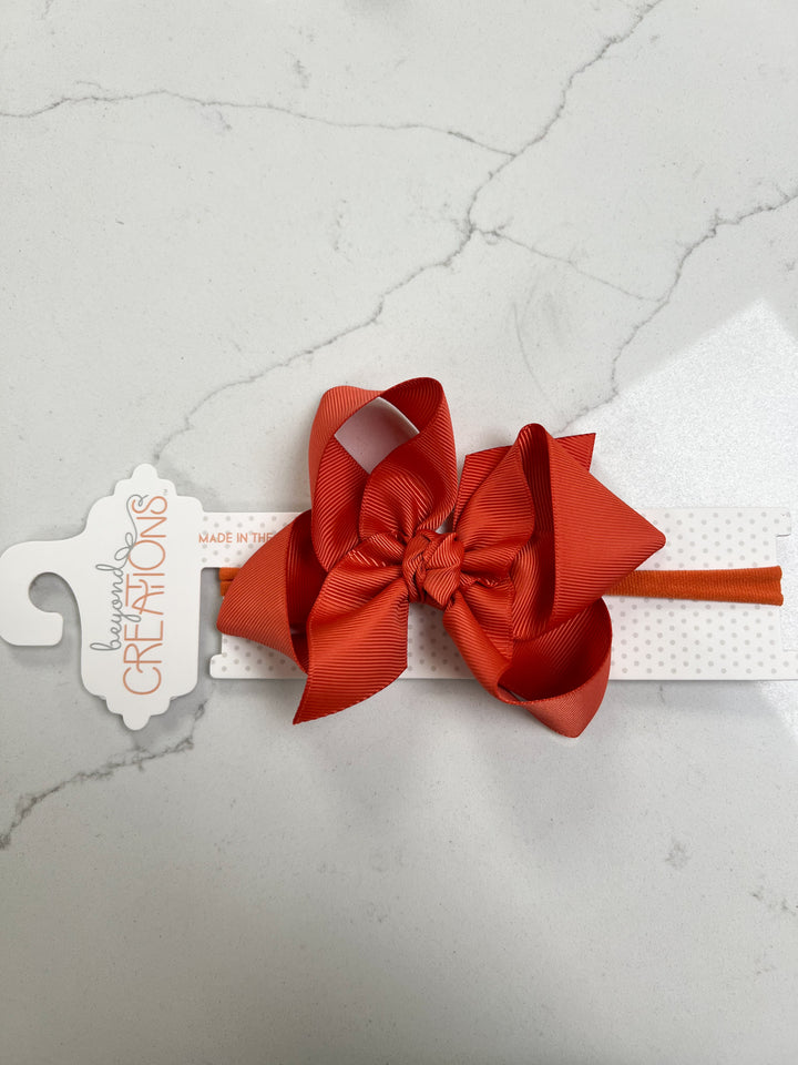 Large Traditional Bow Headband