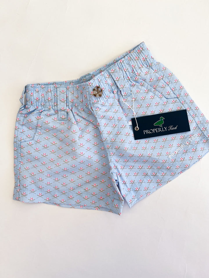 Boys Mallard Baseball Shield Shorts