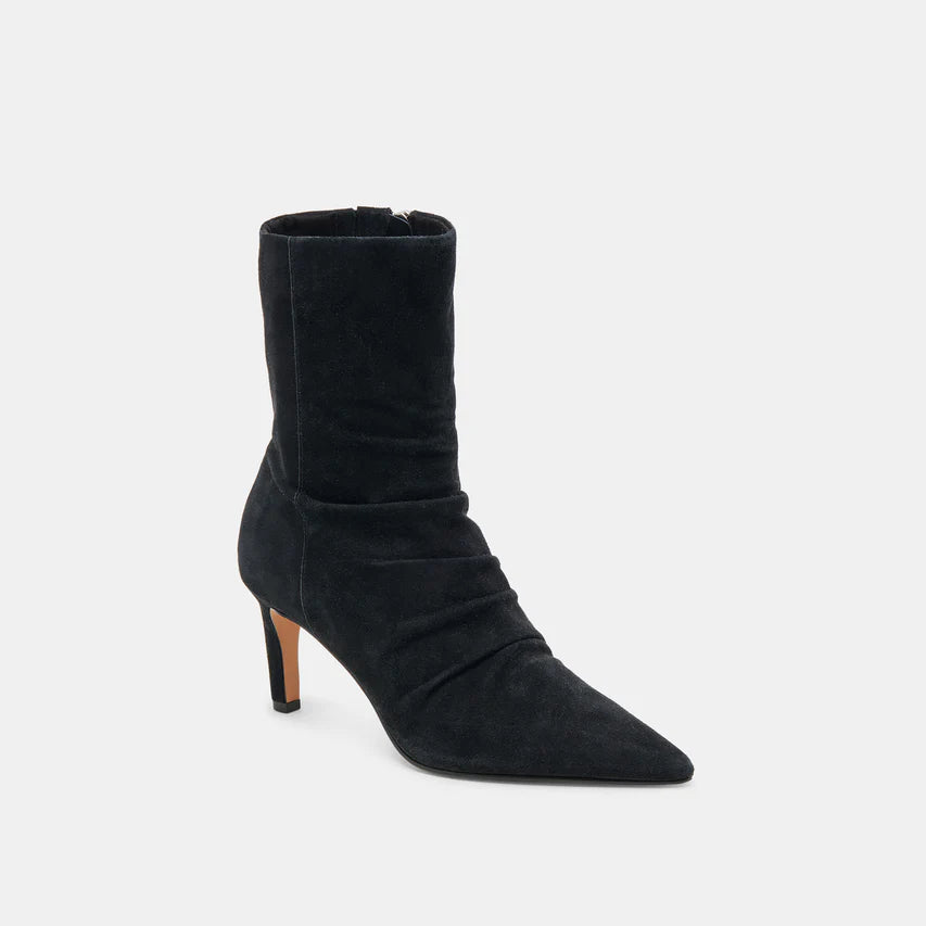 Onyx Suede Fernly Bootie