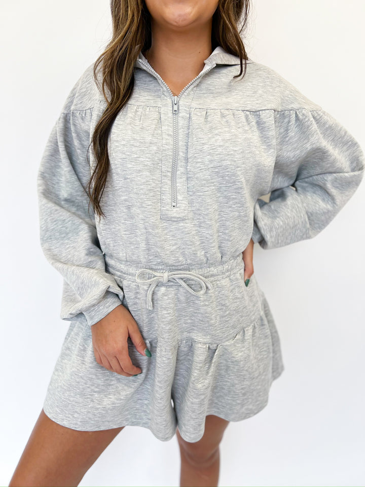 Grey Hang Around Romper