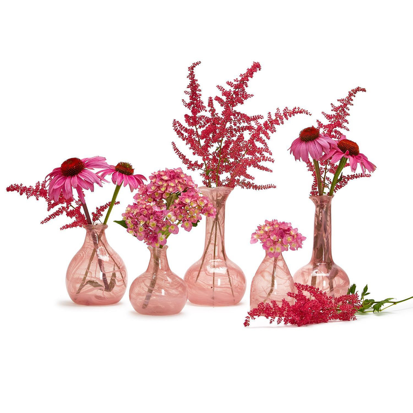 Pink Decorative Bottle Vases