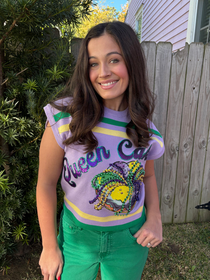 Green Cropped Wide Leg Jeans