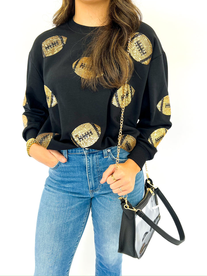 Sarah Saints Football Sweatshirt