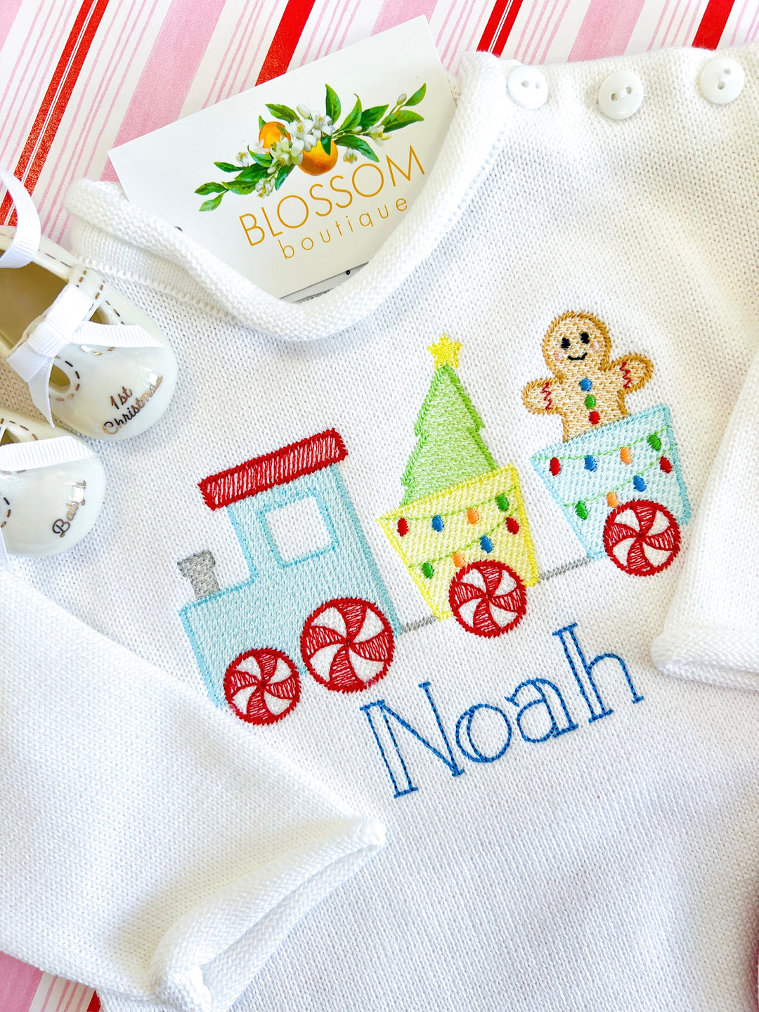 White Rolled Neck Pullover