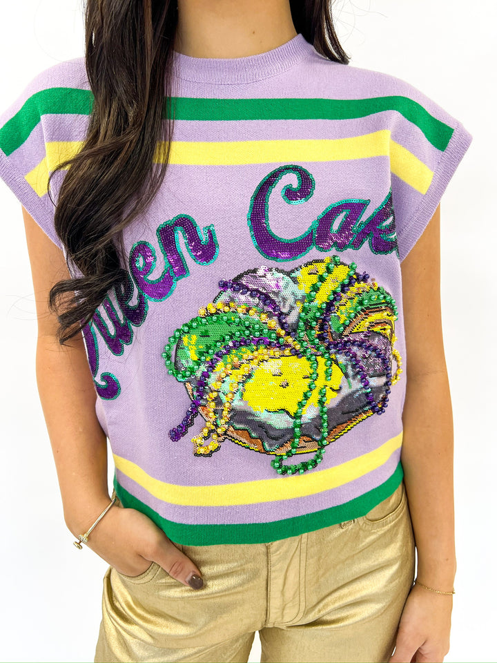 Queen Cake Striped Top