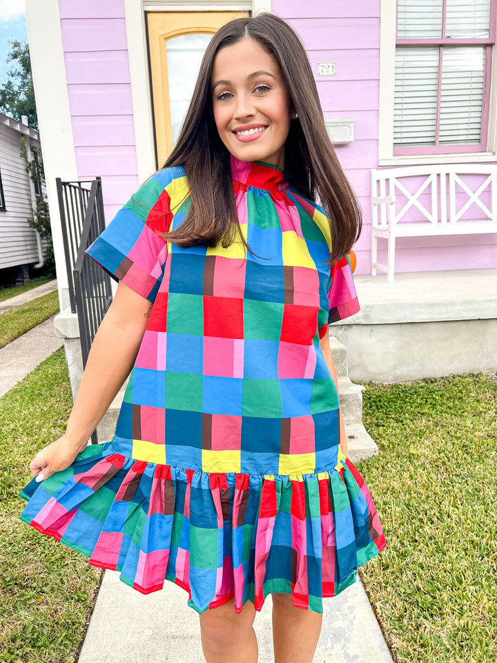 Holiday Check Willa Dresss