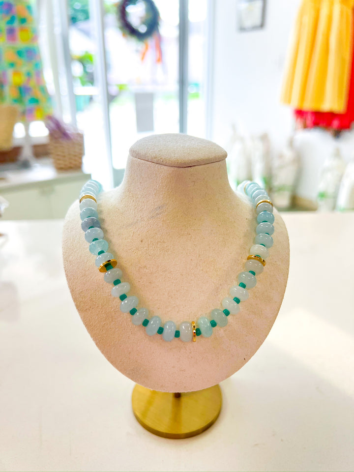Sky Blue Lizzy Necklace