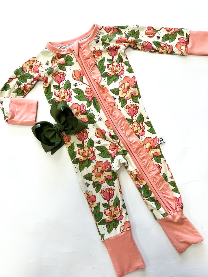 Magnolia Long Sleeve Zip PJ