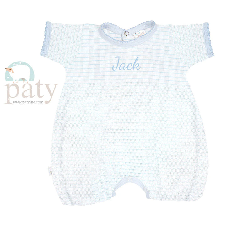 Blue Pinstripe Angel Bubble