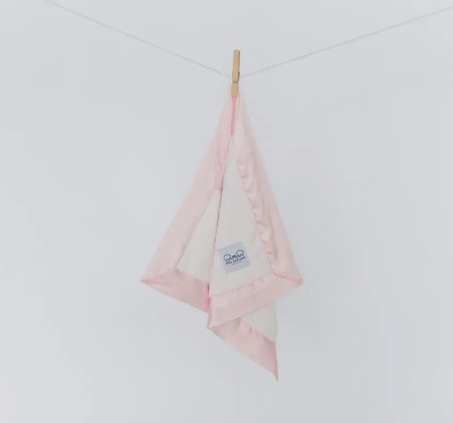 Luxury Satin Border Pink Lovey