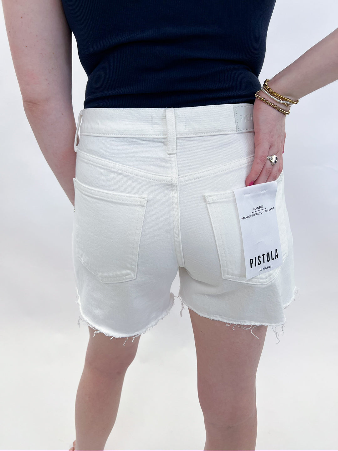 Antique White Kennedy Cut Off Short
