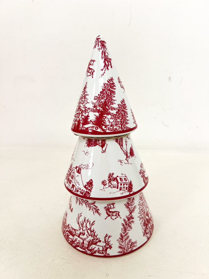 Medium Toile Ceramic Tree