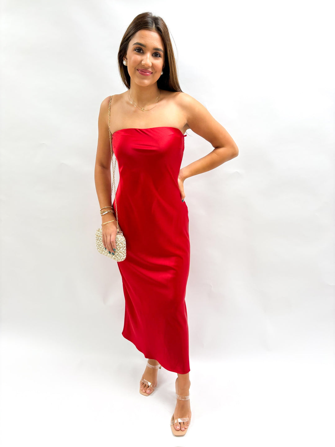 Dark Red Jessamine Dress