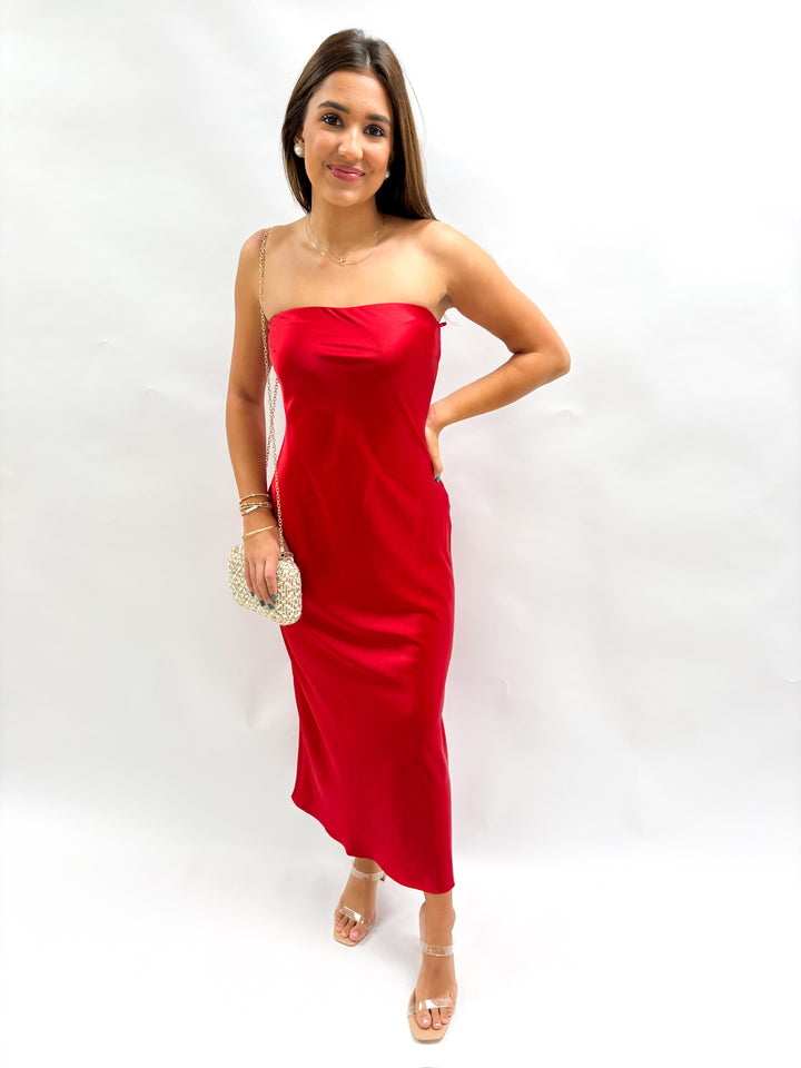 Dark Red Jessamine Dress